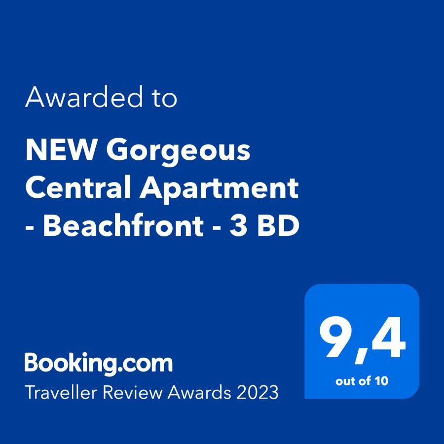 New Gorgeous Central Apartment - Beachfront - 3 Bd Сан Себастиан Екстериор снимка